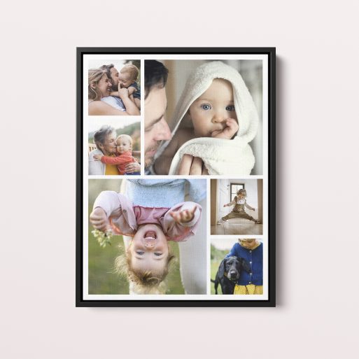 Utterly Printable's Kaleidoscope Memories Framed Photo Canvas - A Captivating Collage of Cherished Moments