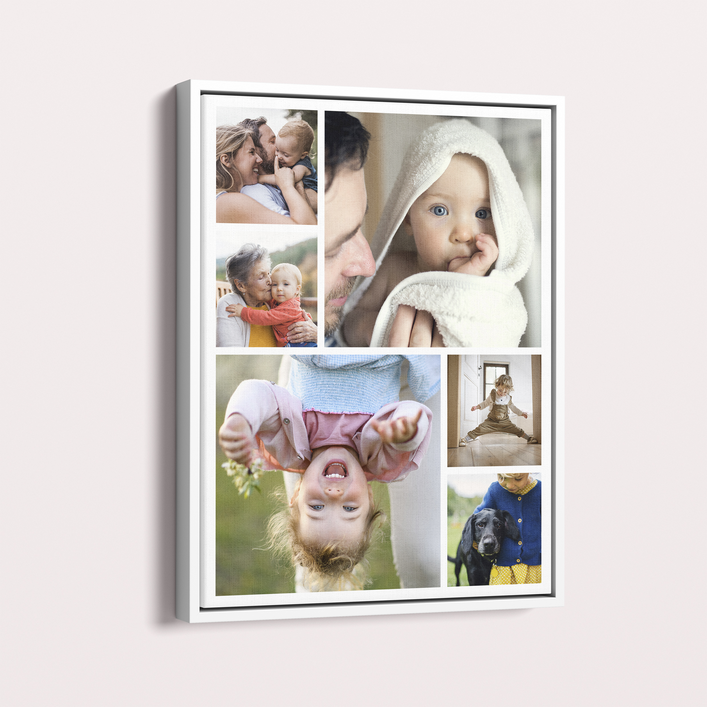 Utterly Printable's Kaleidoscope Memories Framed Photo Canvas - A Captivating Collage of Cherished Moments