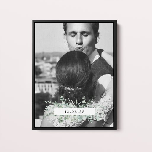 Personalised Sealed with Love Framed Photo Canvas - Cherish moments with a unique and personal touch