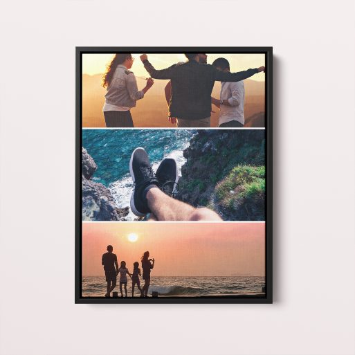 Unforgettable Holiday Framed Photo Canvases - Personalized Memories Display