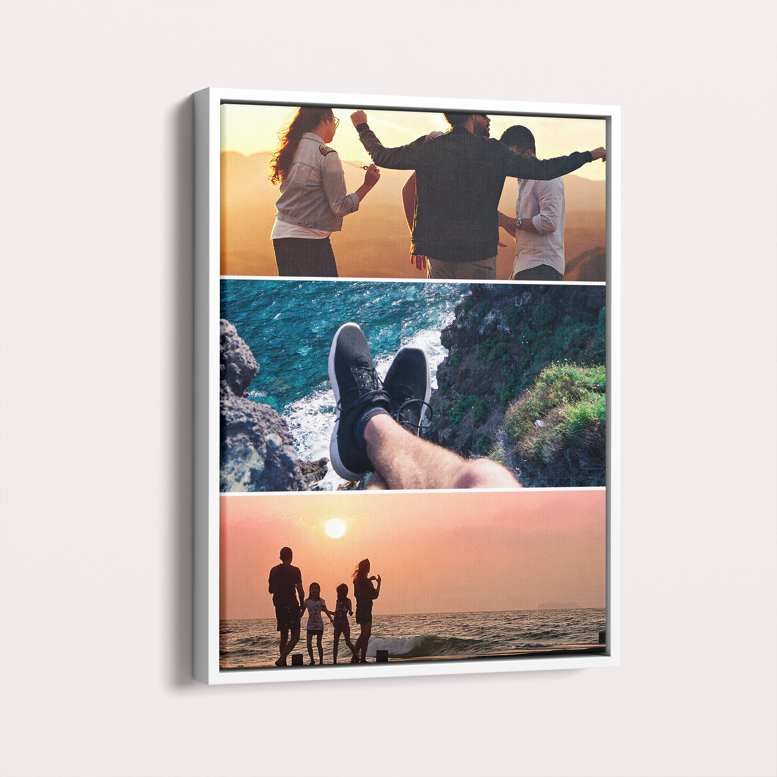 Unforgettable Holiday Framed Photo Canvases - Personalized Memories Display