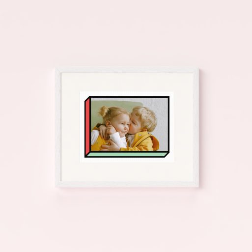 3D Glee Framed Photo Print - Immerse yourself in joy, preserving cherished memories with a 3D effect.