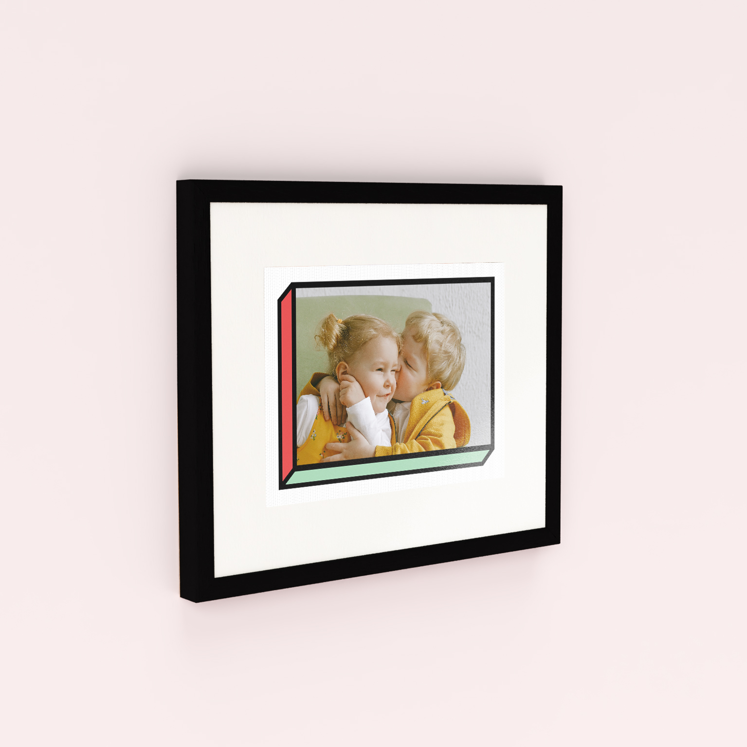 3D Glee Framed Photo Print - Immerse yourself in joy, preserving cherished memories with a 3D effect.