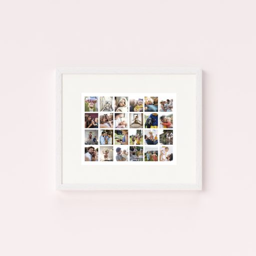 Collage of Memories Framed Photo Prints - Immerse yourself in sophisticated art with our framed photo prints, crafted on high-quality matt Fujifilm paper and elegantly mounted in a cream frame. Handcrafted in the UK, available in black or white. Ready to hang with kit, sealed for dust and humidity protection.