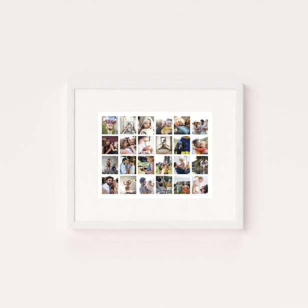 Collage of Memories Framed Photo Prints - Immerse yourself in sophisticated art with our framed photo prints, crafted on high-quality matt Fujifilm paper and elegantly mounted in a cream frame. Handcrafted in the UK, available in black or white. Ready to hang with kit, sealed for dust and humidity protection.