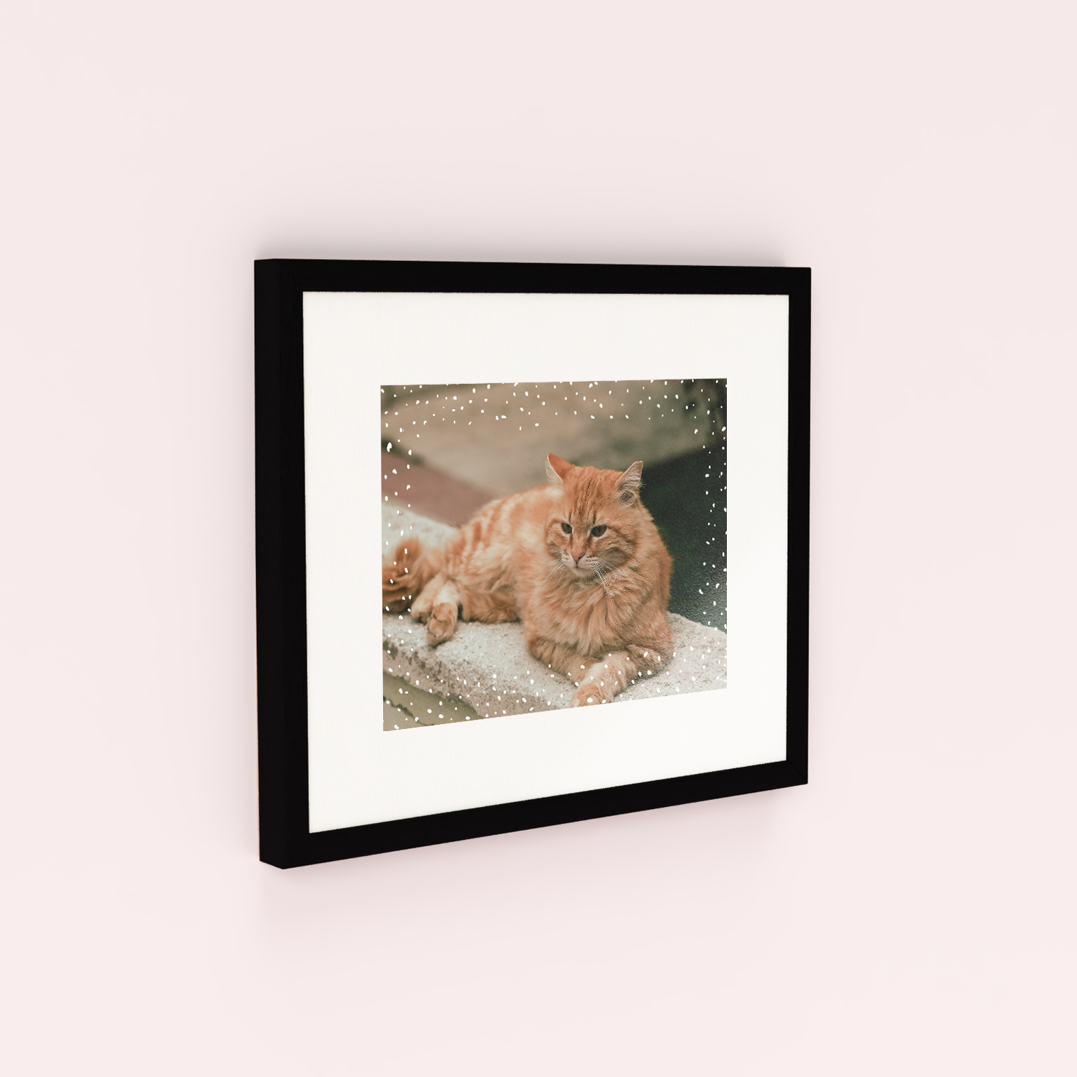 Dotted Framed Photo Print - Capture heartfelt moments with visual allure, a unique personalised keepsake.