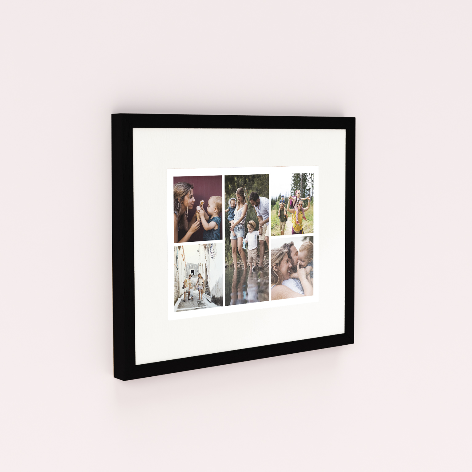 Fivefold Memories Framed Photo Prints - Capture cherished memories with this elegant framed print showcasing five photos in a cream frame. Transform them into a timeless piece of art with versatile display options for desks, shelves, or mantels. Crafted from premium materials, ensuring unparalleled clarity and durability. An ideal stylish keepsake celebrating life's unique journey.