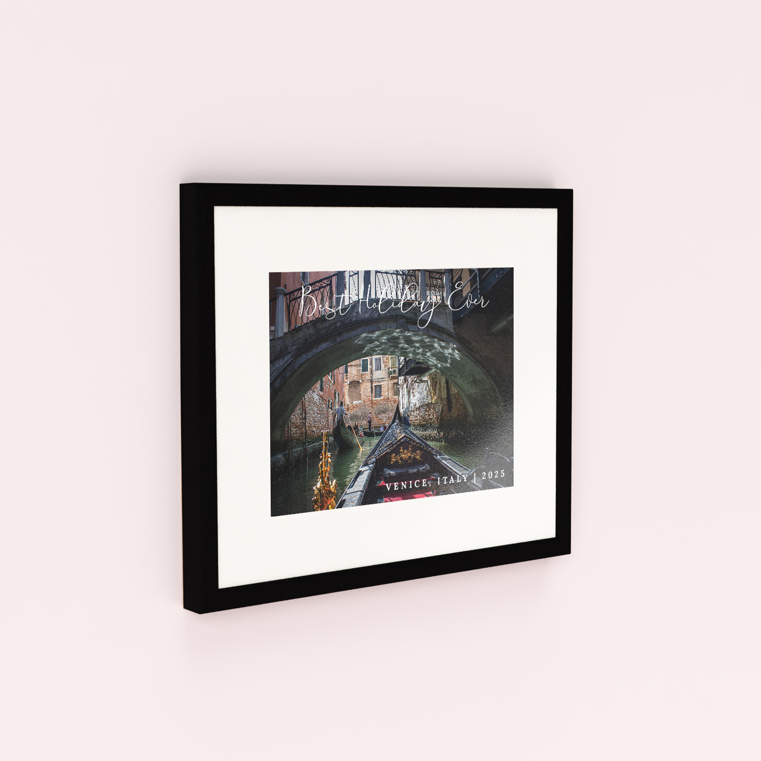 Great Holiday Framed Photo Print - Preserve memories with a truly unique and personal item, crafted in landscape orientation.