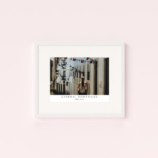Holiday Solitaire Framed Photo Print - Preserve the essence of your extraordinary holiday with a durable and timeless design.