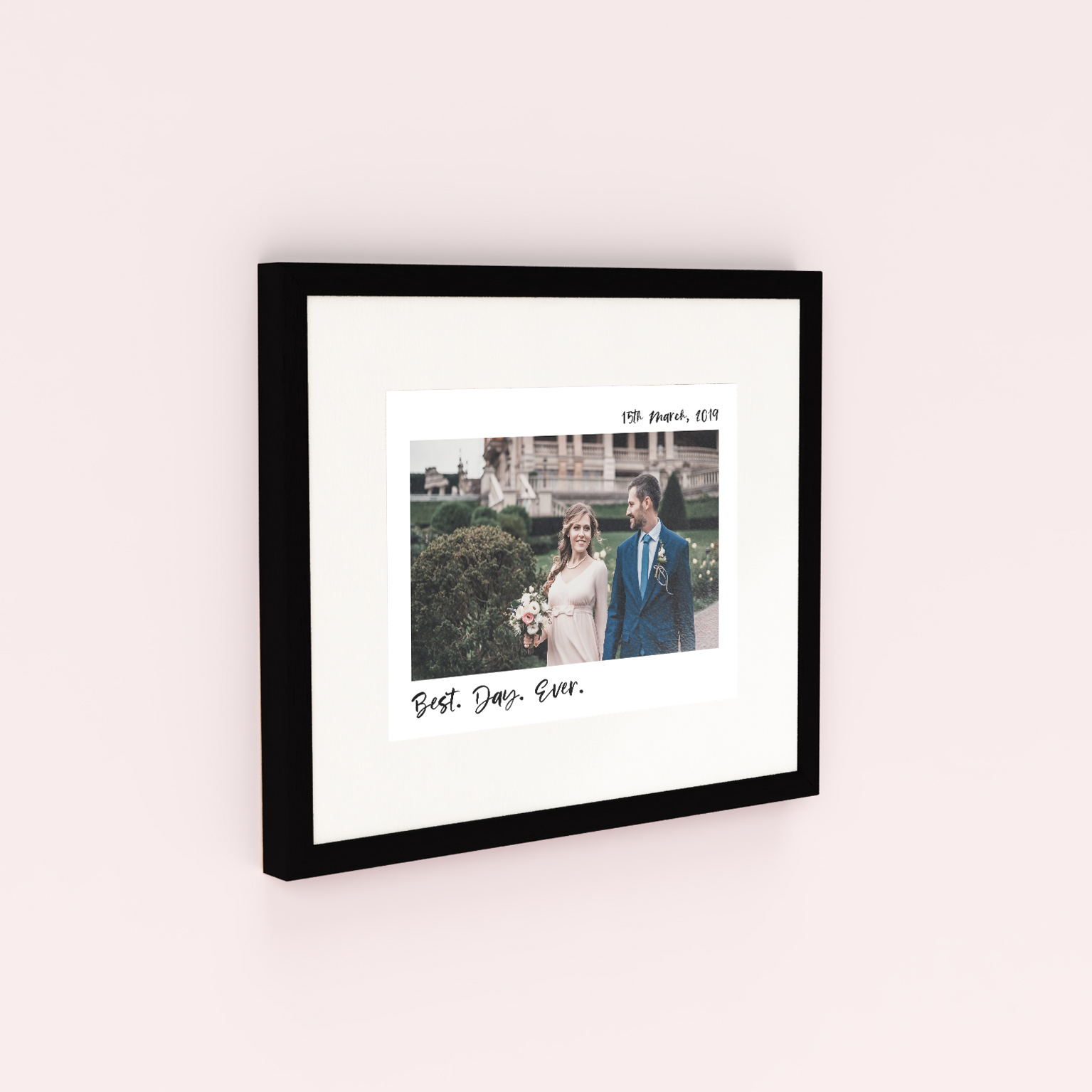 Marital Joy Framed Photo Print - A timeless keepsake for everlasting love and wedding memories.