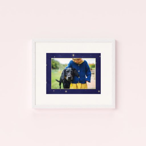 Night Wonder Framed Photo Print - Customize your memories with this heartfelt and timeless keepsake.