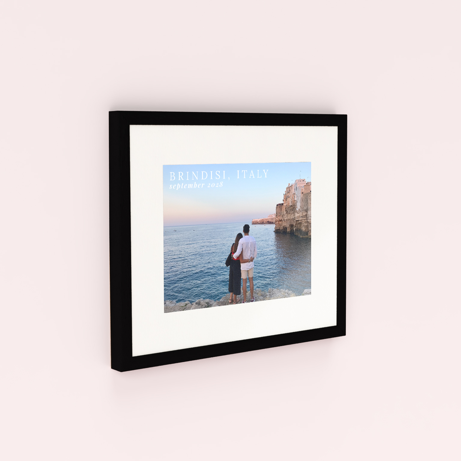 Shared Moments Framed Photo Print - Preserve nostalgia with personalized memories close at hand.