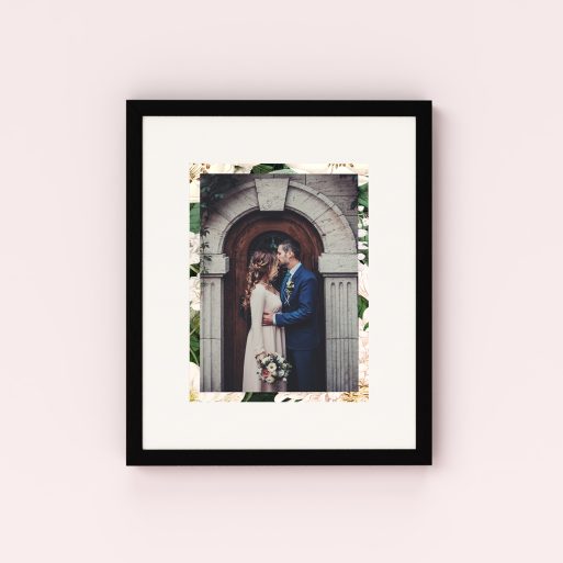 Photo of a framed photo print called 'Everlasting Vow'. It is 40cm x 30cm in size, in a Portrait orientation. It has space for 1 photos.