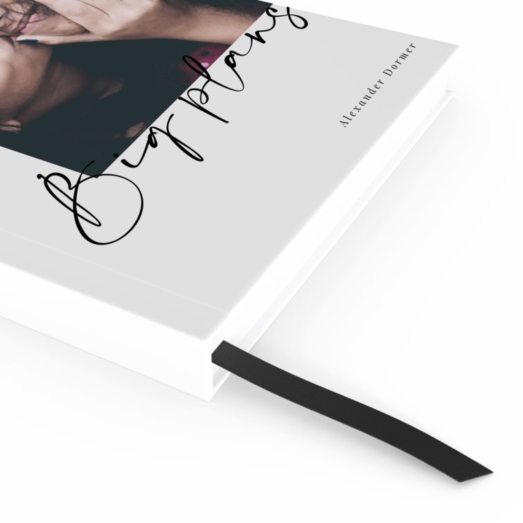 Portrait orientation personalised notebooks design with one photo on the cover, ideal for special events or gifts.