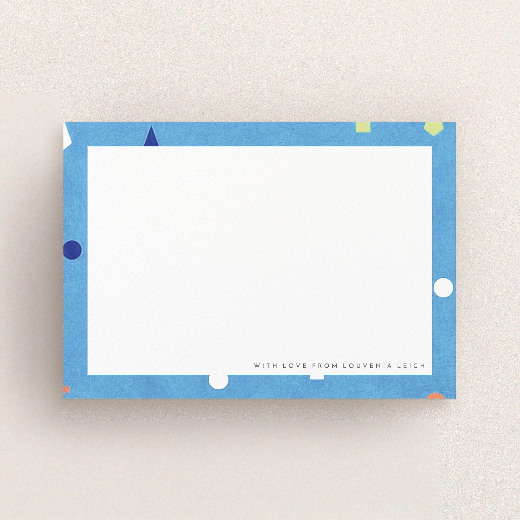 Capri Card Capri in Personalised Stationery Note Cards - For Her