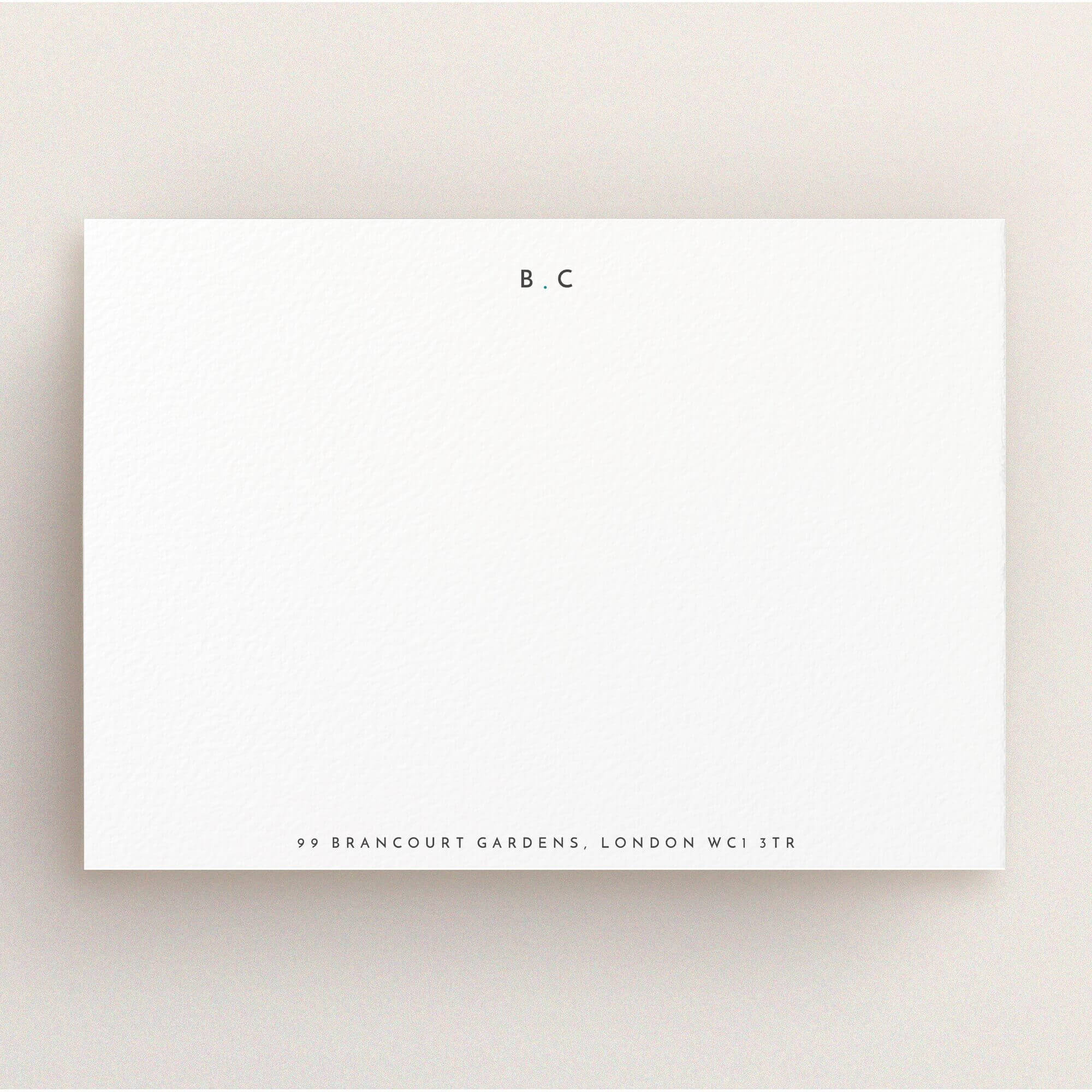 Bullet Point Note Box Bullet points in Personalised Stationery Note Cards - For Her