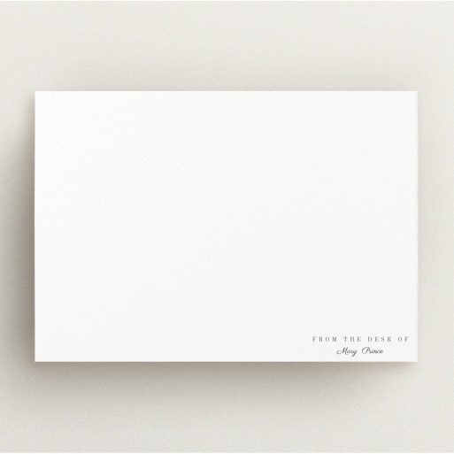 Personalised Note Card Design for Women - "Gonna be clear" A ladies personalised note card template titled "Gonna be clear". It is an A5 card in a landscape orientation. "Gonna be clear" is available as a flat card, with mainly white colouring.