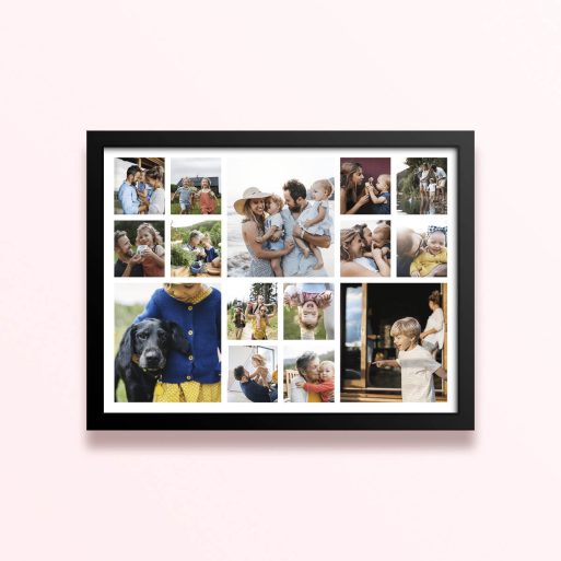 Simple framed prints designs with twelve photos included