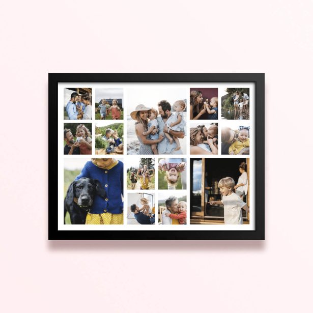 Simple framed prints designs with twelve photos included