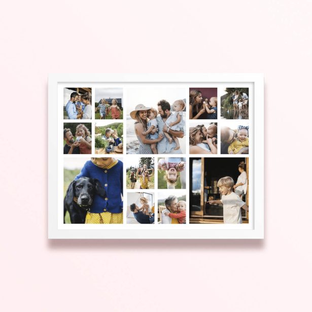 Simple framed prints designs with twelve photos included