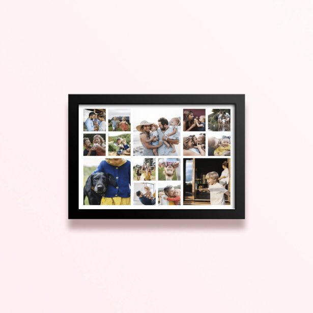 Simple framed prints designs with twelve photos included