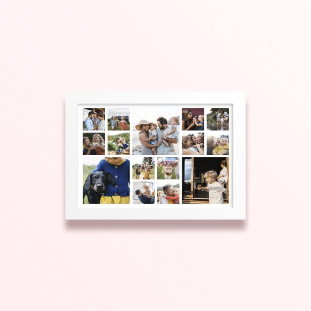 Simple framed prints designs with twelve photos included