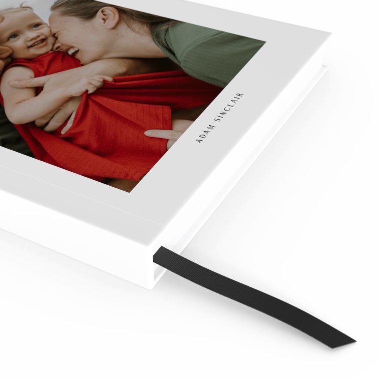 Customisable portrait notebook design with one cover photo, ideal for personal notes and ideas.