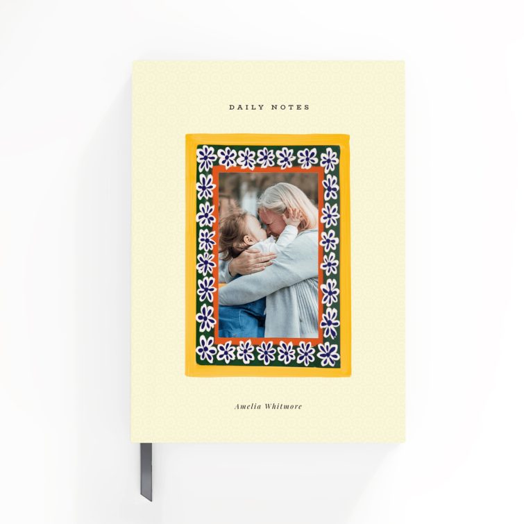 Spring Bloom Frame in Personalised Notebooks