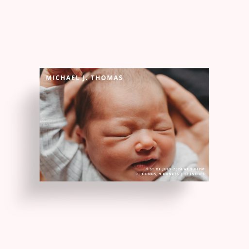 Photo of a personalised photo poster called 'Child’s Portrait'. It is A4 in size, in a Landscape orientation. It has space for 1 photos.