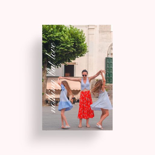 Photo of a personalised photo poster called 'Nurturing Moments'. It is A4 in size, in a Portrait orientation. It has space for 1 photos.