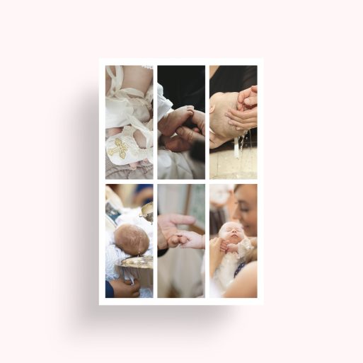 Photo of a personalised photo poster called 'Photographic Symphony'. It is A4 in size, in a Portrait orientation. It has space for 6 photos.