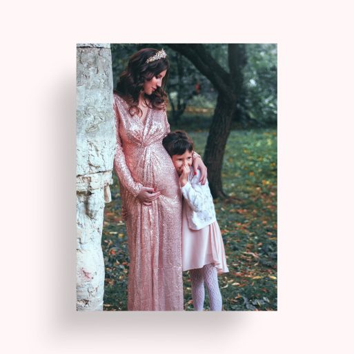 Photo of a personalised photo poster called 'Motherhood Magic'. It is A4 in size, in a Portrait orientation. It has space for 1 photos.