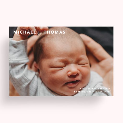 Photo of a personalised photo poster called 'Child’s Portrait'. It is A4 in size, in a Landscape orientation. It has space for 1 photos.