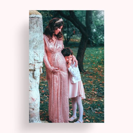 Photo of a personalised photo poster called 'Motherhood Magic'. It is A4 in size, in a Portrait orientation. It has space for 1 photos.