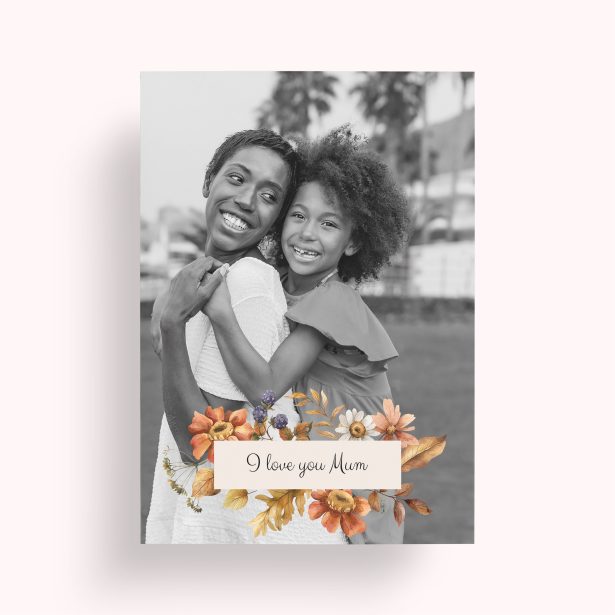 Photo of a personalised photo poster called 'Blooming Motherhood'. It is A1 in size, in a Portrait orientation. It has space for 1 photos.