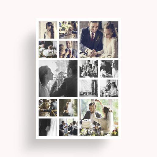 Photo of a personalised photo poster called 'My Montage'. It is A1 in size, in a Portrait orientation. It has space for 15 photos.