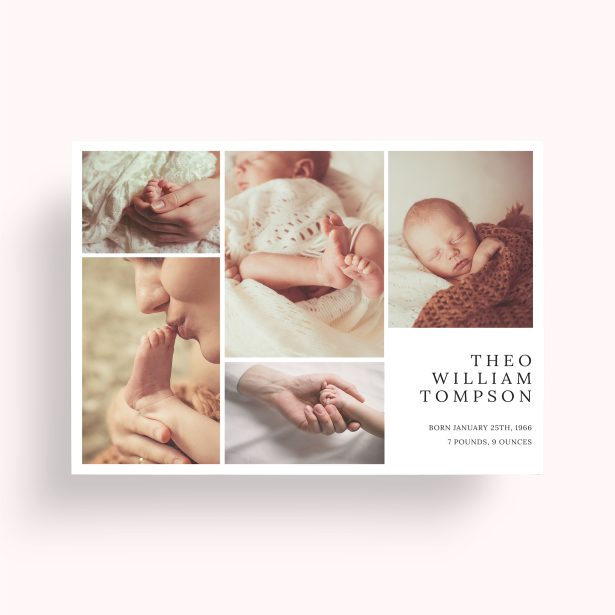 Photo of a personalised photo poster called 'Little Love Collage'. It is A2 in size, in a Landscape orientation. It has space for 5 photos.