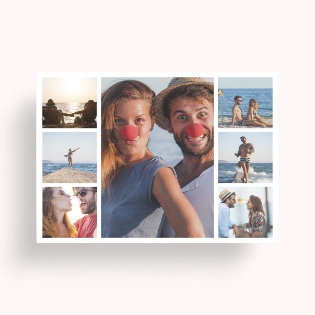 Photo of a personalised photo poster called 'Love Collage'. It is A2 in size, in a Landscape orientation. It has space for 7 photos.