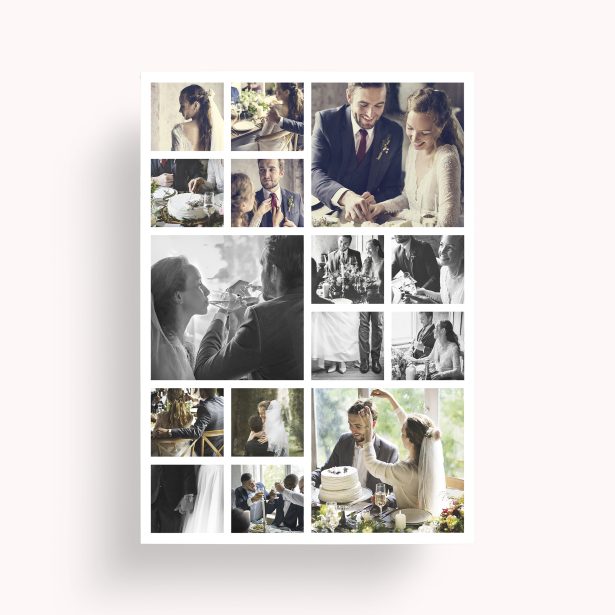 Photo of a personalised photo poster called 'My Montage'. It is A2 in size, in a Portrait orientation. It has space for 15 photos.