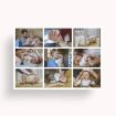 9-fold Personalised Photo Poster - Preserve and display cherished memories with this landscape poster, accommodating nine photos.