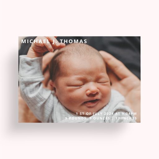 Child's Portrait Personalised Photo Posters - Capture the innocence and beauty of childhood with this landscape-oriented design, offering space for one cherished photo.