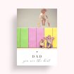 Father's Bond Personalised Photo Poster - Capture Love and Connection with Two Customizable Photos