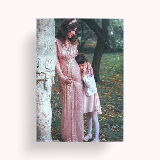 Motherhood Magic Personalised Photo Poster - Celebrate the magic of motherhood by showcasing one precious photo in this portrait-oriented design.