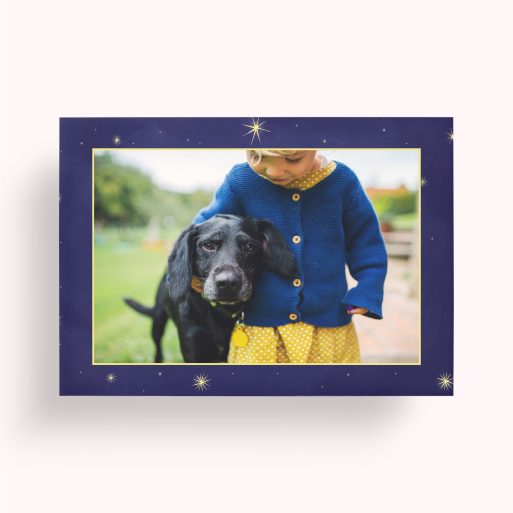 Photo of a personalised photo poster called 'Night Wonder'. It is A4 in size, in a Landscape orientation. It has space for 1 photos.