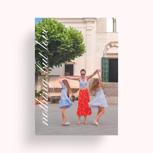 Photo of a personalised photo poster called 'Nurturing Moments'. It is A4 in size, in a Portrait orientation. It has space for 1 photos.