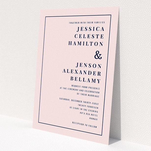 To the right in Personalised Wedding Invitation Cards