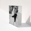 A photo wedding thank you card named "Full-page portrait". It is an A5 card in a portrait orientation. It is a photographic photo wedding thank you card with room for 1 photo. "Full-page portrait" is available as a folded card.