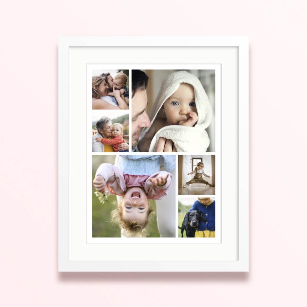 playful moments framed mounted photo print vibrant joyful 400x300 portrait white - Playful Moments