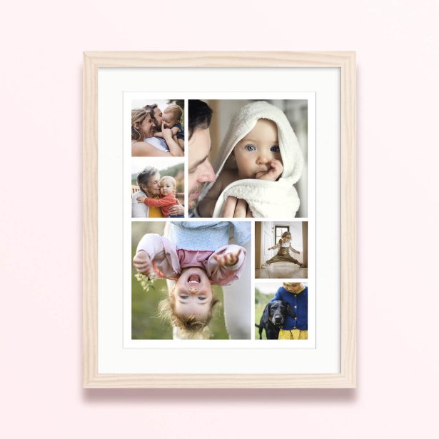 playful moments framed mounted photo print vibrant joyful 400x300 portrait wood - Playful Moments