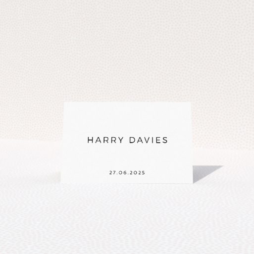 Regent Geometric Place Cards - Modern Geometric Wedding Place Card Template. This is a view of the front
